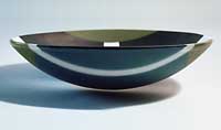 Photograph of a kilnformed glass work